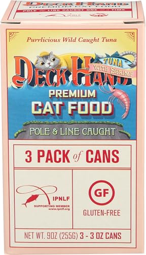deck hand tuna with shrimp cat food 3 count 3 oz