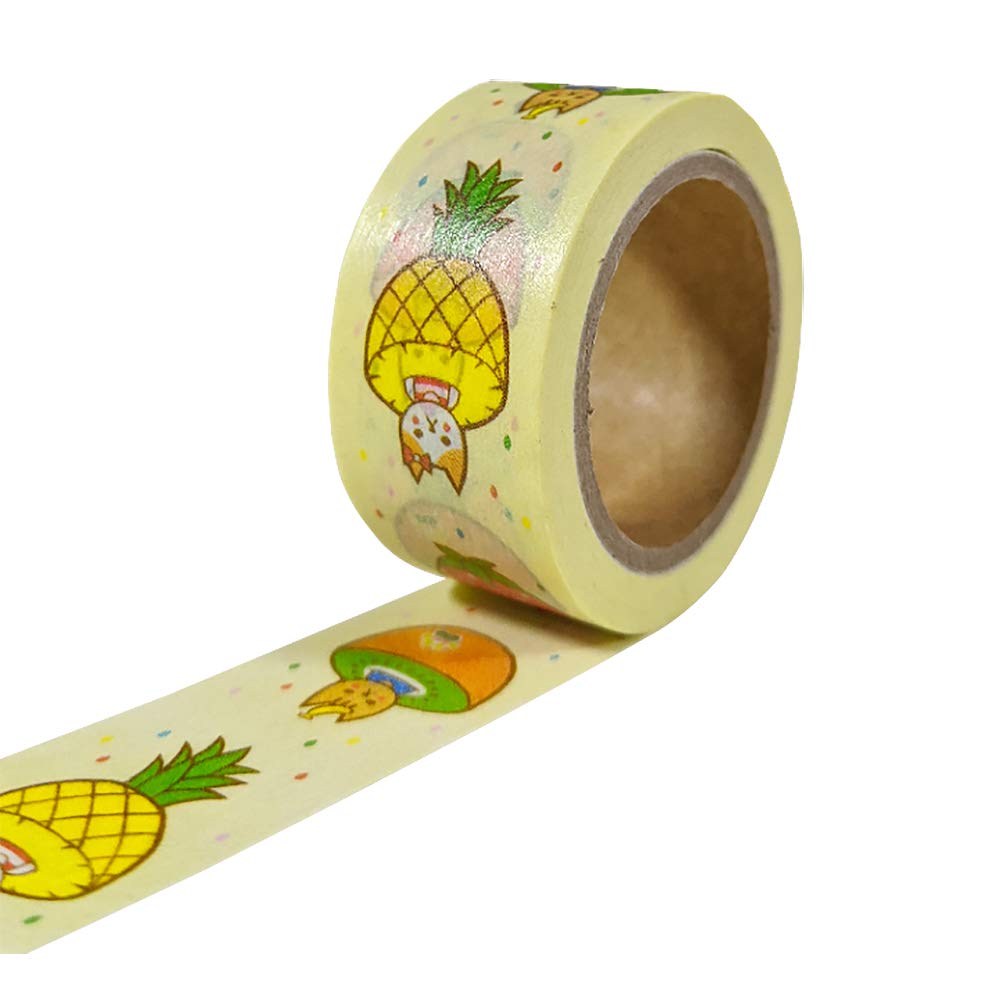 Amazon | MANGO ART COMPANY マスキングテープ 幅20mm×長さ7m フルーツ