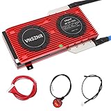 VNSZNR BMS Board LiFePO4 4S 12V 200A Smart PCB Battery Management System with Balance Leads Wires and Wireless Module for Lithium Iron Phosphate