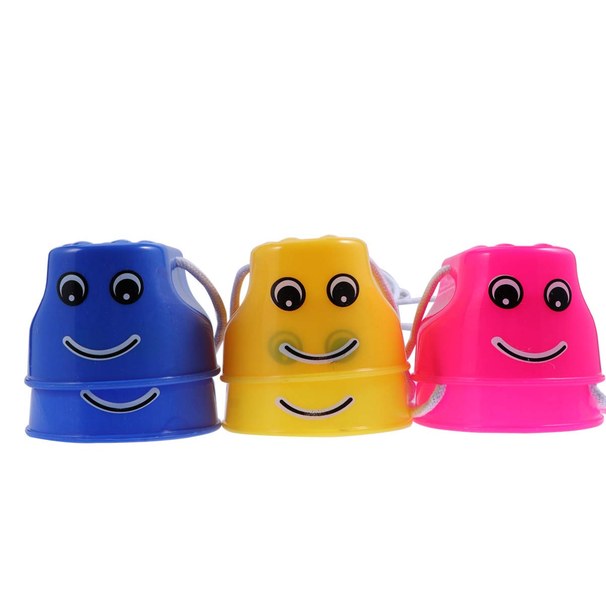 Amosfun 6PCS Sports Stilts Toys Sensory Training Stilts Equipment Children Kids Outdoor Games Early Education Balance Ability Developing Toys (Random Color and Style)