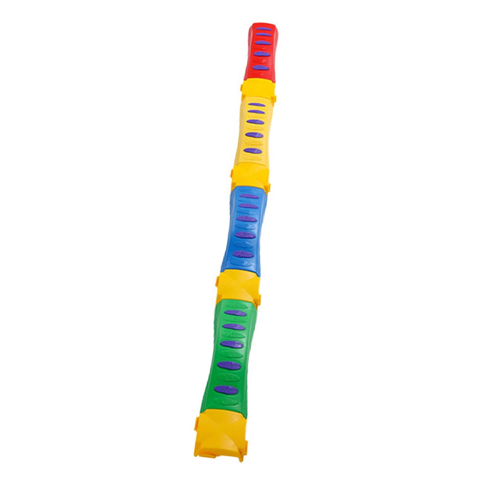 Giocattolo per L'allenamento Dell'equilibrio E della Coordinazione dei Bambini con Gradini a Incastro, 4 Dritto 4 Molo