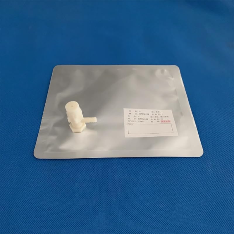 Lightweight Aluminum Foil Sampling Bag - Reusable Leak-Proof Collection Bag for Efficient On-Site Sampling(20ml Single Valve)