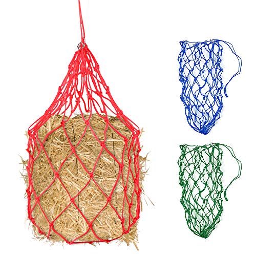 DECDEAL Saco Forage do cavalo Saco de alimentação do burro Alimentador lento Fornecimento de aliment