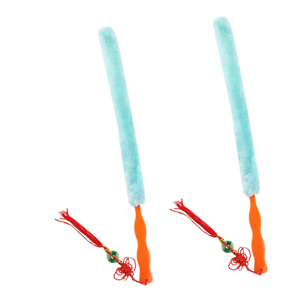 Sosoport 2Pcs Guzheng Cleaning Brushes Premium Rabbit Hair Bristles Durable Instrument Cleaning Tools Maintenance Supplies for Guzheng and Guqin Blue Color