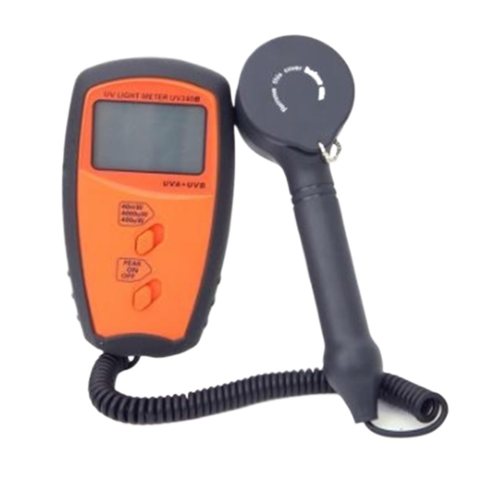 Probador UV, Iluminómetro UV Comprobador de UV Comprobador de intensidad UVA y UVB Comprobador de radiación UV Fotómetro