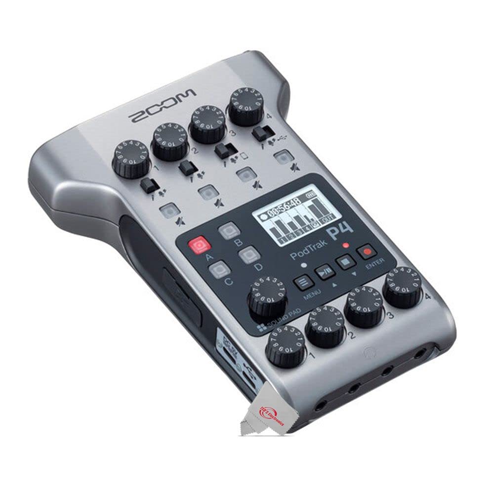 Amazon.com: Zoom PodTrak P4 Portable Multitrack Podcast