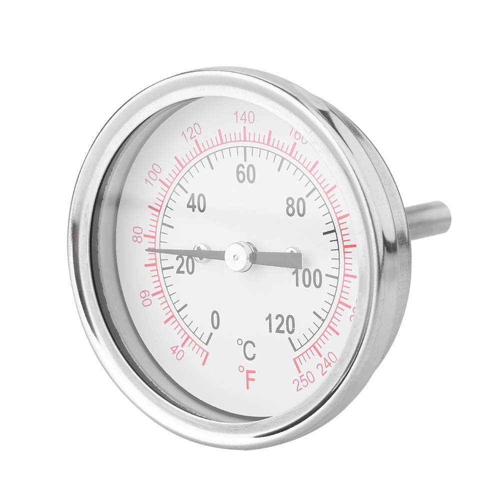 120 termometro bimetallico industriale ad alta temperatura termometro forno griglia barbecue quadrante analogico doppia scala