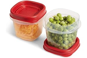 Rubbermaid Brilliance Leak-Proof Glass Small Storage Containers for Food