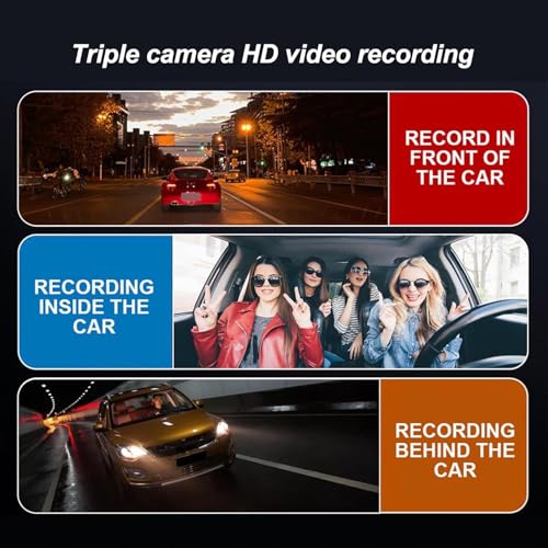 Image of 3K Dual Channel Dash Cam, STARVIS 2 IMX675 Sensor, ADAS, Built-in GPS Logger, Route Recorder, 2.7 inchIPS True Colors Display + with Night Vision, App Playback & Share, Optional Parking Monitoring