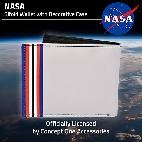NASA Bifold Wallet in a Decorative Tin Case, Multi3