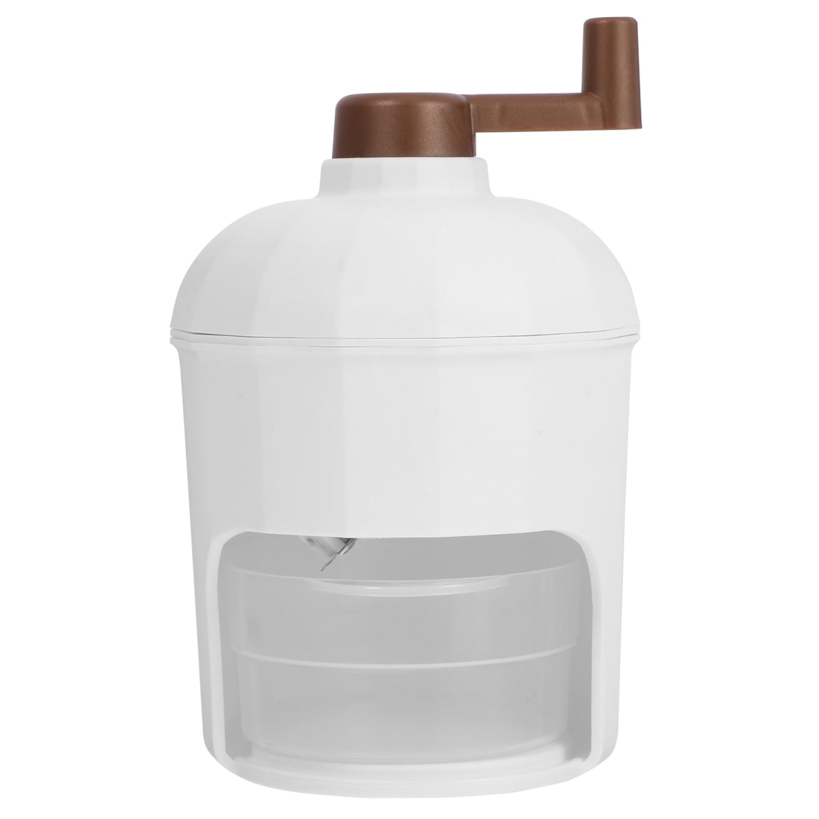 SOLUSTRE Home Use Ice Shaver Machine Hand Crank Ice Crusher Maker for Parties Bartending