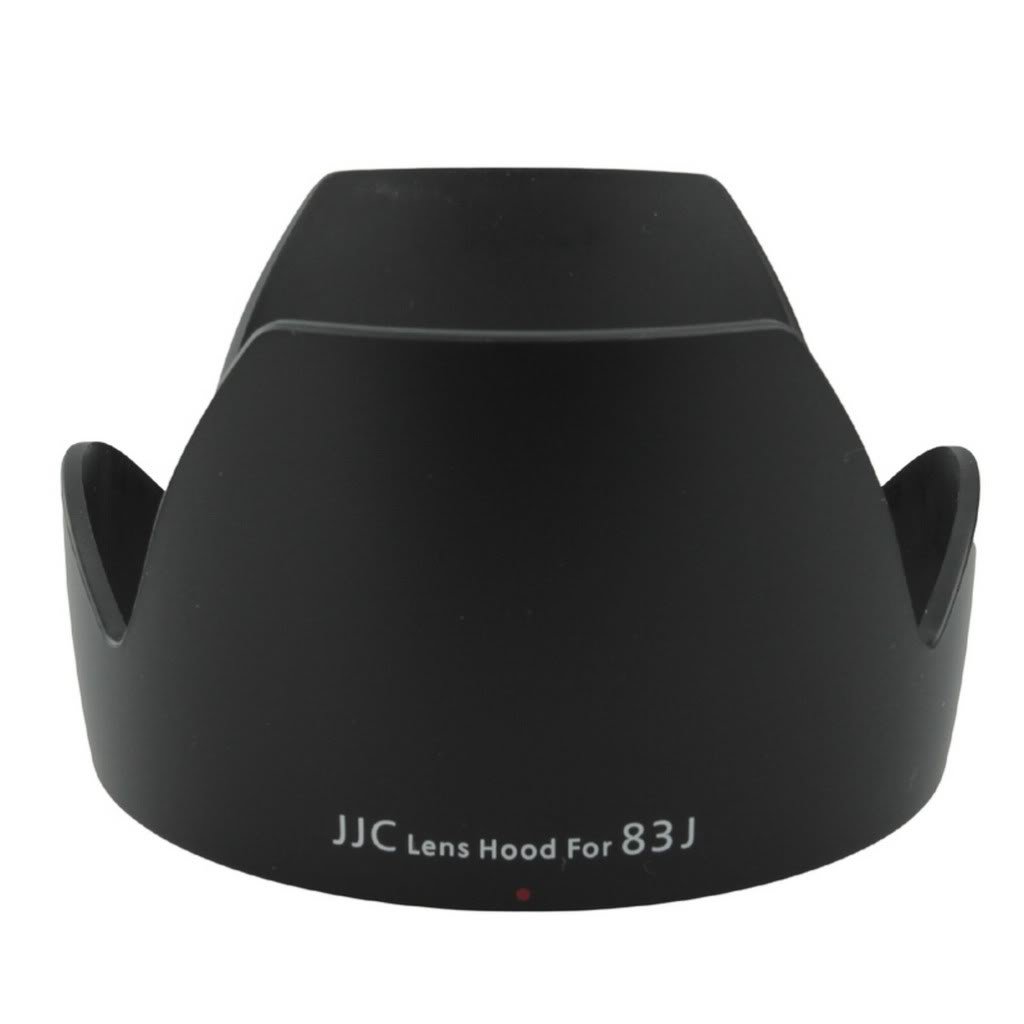JJC LH-83J Lens Hood for Canon EF-S 17-55mm f/2.8 is USM Lens Replaces for Canon EW-83J-image-48