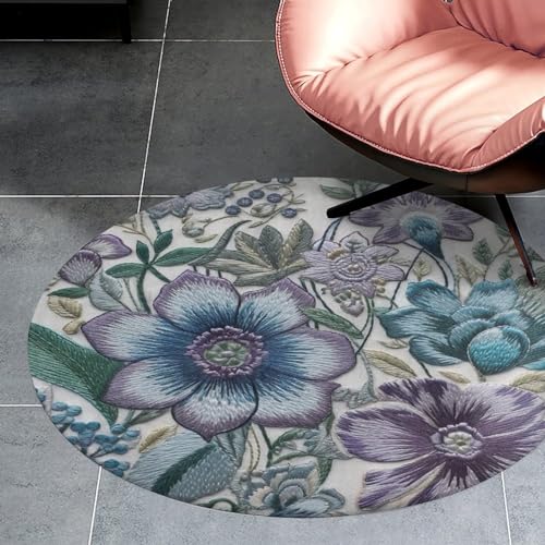 Alfombra pequeña de flores para decorar tu dormitorio o sala de estar 3