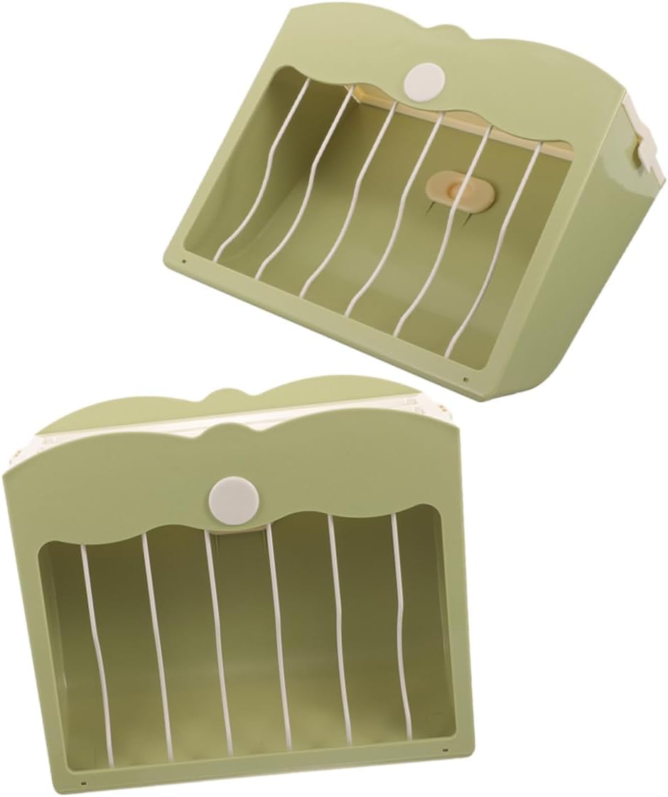 POPETPOP 2pcs Rabbit Feeder Guinea Pig Feeder Plastic Frame Rack Bunny Hay Holder