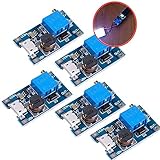 This is a boost converter module, so the output voltage should be at least 2V higher than the input voltage. When receive the voltage booster module, please turn the potentiometer clockwise by more than 10 turns before test, for example, rotate the potentiometer with 15 laps in clockwise direction, before power on it.