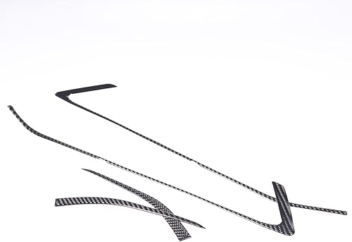 Miniatura 8 de CHEAYAR Kit de adornos de fibra de carbono real 3D suave para puerta interior de automóvil compatible con Corvette C8 Stingray Z06 Z51 2020 2021