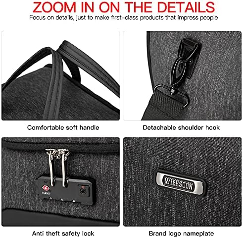Travel Duffel Bag,Foldable Waterproof Weekender Bag Sports Gym Overnight Travel Tote Bag with Adjustable Strap for Man Womam 8 Travel Duffel Bag,Foldable Waterproof Weekender Bag Sports Gym Overnight Travel Tote Bag with Adjustable Strap for Man Womam