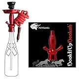 HookItUpHookah Universal Bottle Hookah Stem Kit By Al Moonla - Red