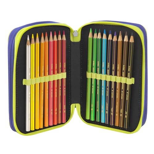 Trousse 3 compartiments Splatoon pour ne plus perdre ses crayons à l'école primaire - 3