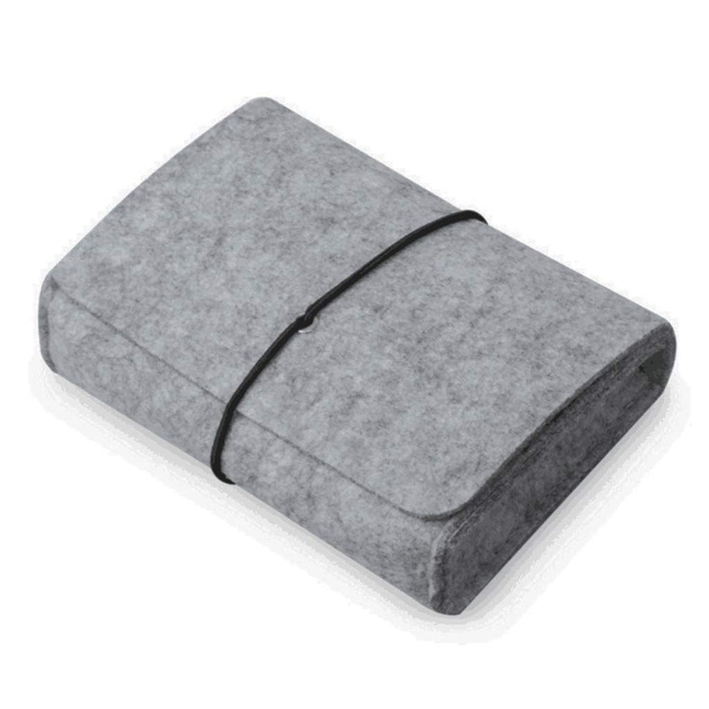 Felt Data Cable Travel Organizer Package Pouch Chargers Storage Bags for Travel USB Data Cable Storage Bag Pouch