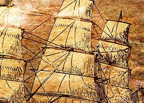 Sheroching 3D Wallpaper Living Room Murals Retro Nautical Sailboat Compass Background Wall Decoration Stickers Wall Art Stickers #TOP3