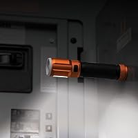 Vista 5 de Klein Tools 56412 Rechargeable LED Flashlight with Flood Light, 500 lumens, USB-C Rechargeable, Pocket Clip, Magnet, for Professional Work