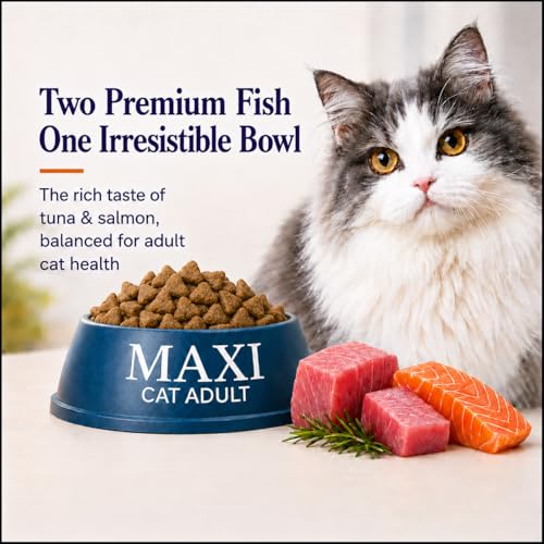 Image of Maxi Tuna & Salmon Dry Cat Food 1.2Kg,Adult