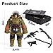 XDUOYJOY Military Toys with 12 Realistic Army Men Action Figures and Weapon Gear Accessories, Army Toys Soldiers for Boys Girls Gift