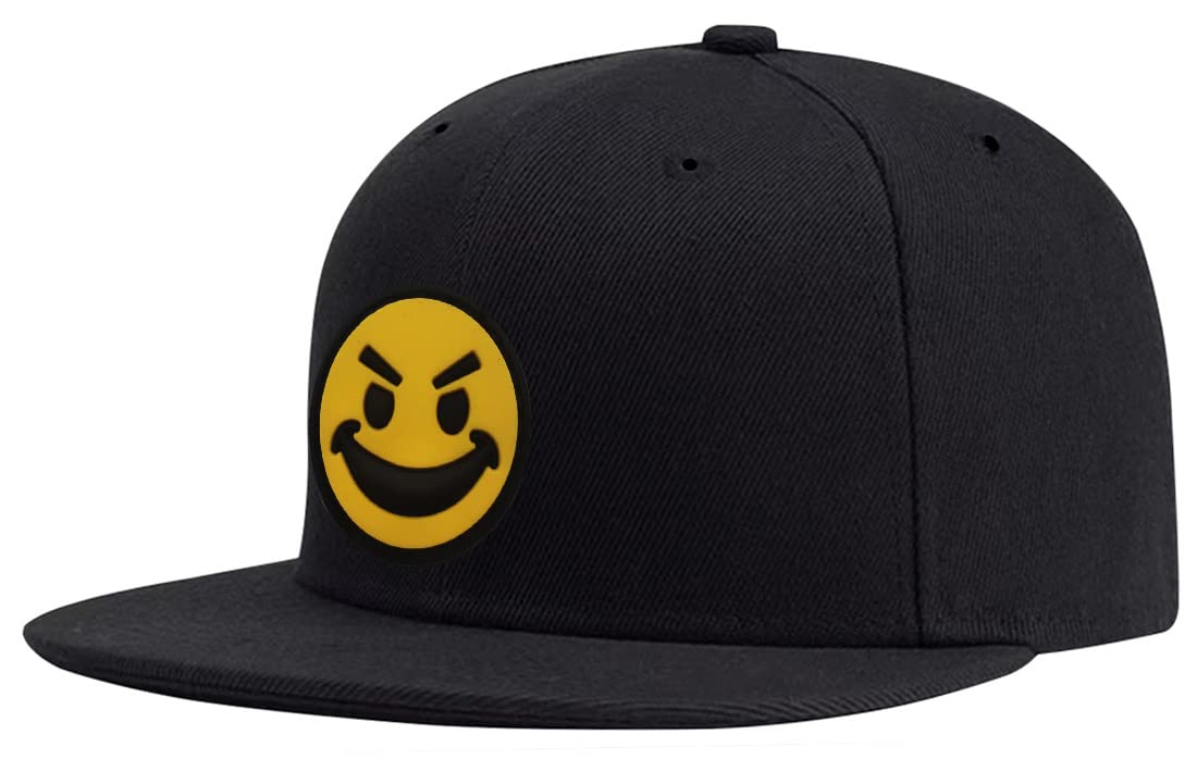 Classic Snapback Hats Skull Embroidery Adjustable Flat Bill Hat Unisex Baseball Caps