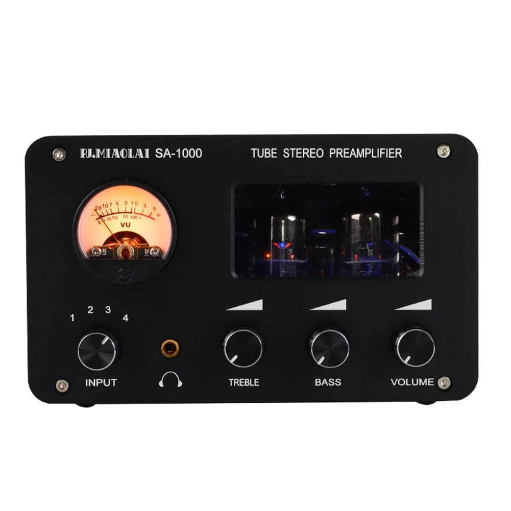 SA-1000 Preamplificatore Valvolare Audiophile Amplificatore HiFi Amplificatore di Commutazione Audio Amplificatori per Cuffie AC100-240V Spina Europea