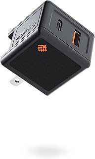 Slimq 30W USB C Charger, PD Mini GaN Fast Type C Wall Charging Block Adapter Foldable Plug Compact Quick Camera Charger for MacBook Air/iPhone 13Pro/Max12Mini/iPad Pro/Galaxy S21/Note (Grey)