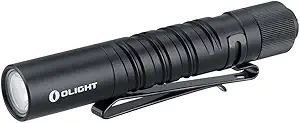 OLIGHT I3T EOS 180 Lumens Dual-Output Slim EDC Flashlight for Camping and Hiking, Tail Switch Flashlight with AAA Battery