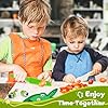 Montessori Kitchen Toys-14pcs Toddler Toys Kids Cooking Sets Real with Safe Knife Set Gift for 2-3-4-5-6-7-8 Years Old #1