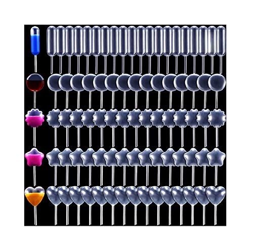 4ml 200Packs Plastic Cupcake Pipettes, Baking Squeeze Dropper Liquid Infuser Transfer for Strawberries