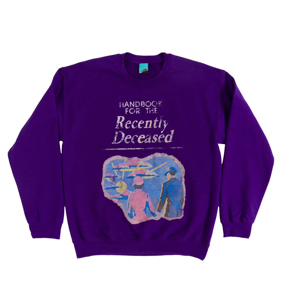 TruffleShuffle Beetlejuice Handbook for The Recently Deceased Purple Sweater