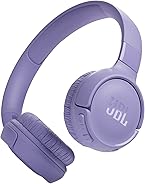 JBL Tune 520 BT Wireless Bluetooth Headphones, 57 Hours Playtime with JBL Pure Bass, Foldable, Purple