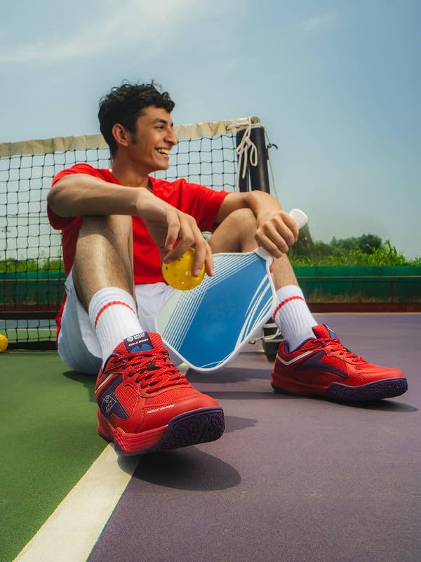 Image of Bacca Bucci Pickle Series Court Sneakers with Ortholite Eco Insoles Serve Style & Smash Comfort-India's First Co-Branded Pickleball Sneakers