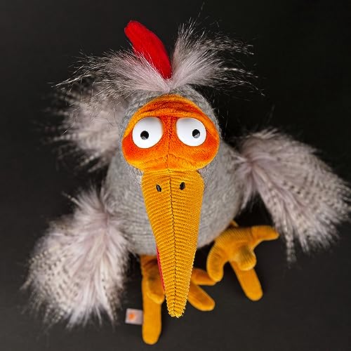 Sigikid 42984 Chilling Chicken Kikeriki Kuscheltier für Mädchen und Jungen: Sammeln, Schenken, Spielen, Schmusen, empfohlen für Kinder und Erwachsene von 3 bis 99 Jahren