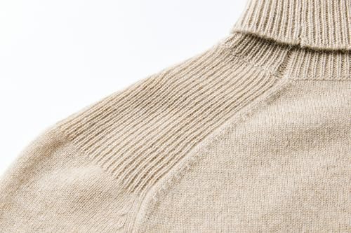 Image of EURKEA Women's Turtleneck 100% Cashmere Sweater, Long Sleeves Pullover Winter Top for Women, Gift Ready