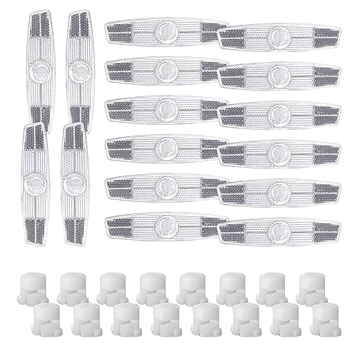 aghoer Speichen Katzenaugen, 16 Stück Katzenaugen Reflektoren Fahrrad,...