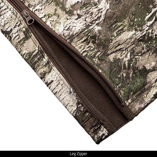 Huntworth Men's Mid Weight Soft Shell Hunting Pants, Tarnen Camo, Medium