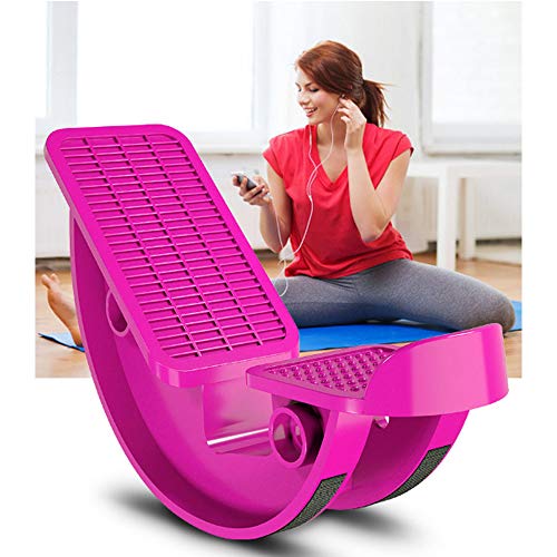TKFY Pedal de la Aptitud portátil músculo del pie de la cuña ejercitador Junta ligamento de Yoga hogar Estiramiento Equipos de rehabilitación para Mejorar la Fascitis Plantar Flexibilidad,Rose