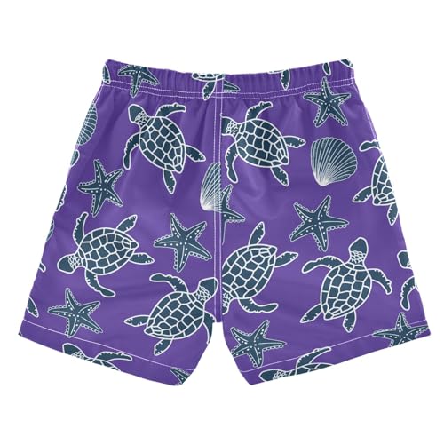 DOMIKING Toddler Boys' Swim Trunks Mesh Lining Swim Shorts for Boys Kids Adjustable Waist2