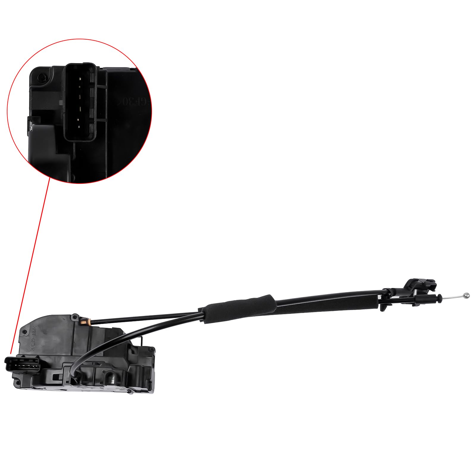 Attuatore serratura porta anteriore destra con 6 perni di ricambio per NV400 Master III Movano B 2.3 dCi 80502-00Q0K 80502-00Q1H 82502-00Q0D 4419257 4421454 93197290 805020009R