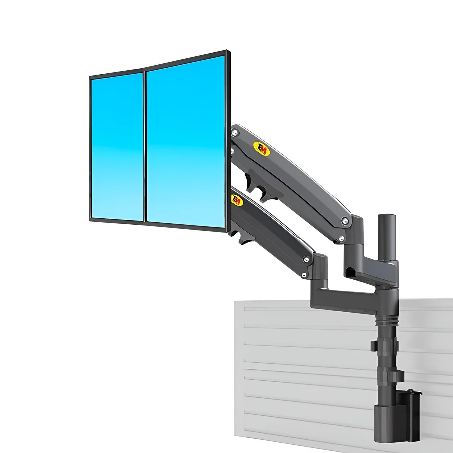 SYGA NB Dual Monitor Wall Mount, 22-32 Inches, Vertical Stack Column ...