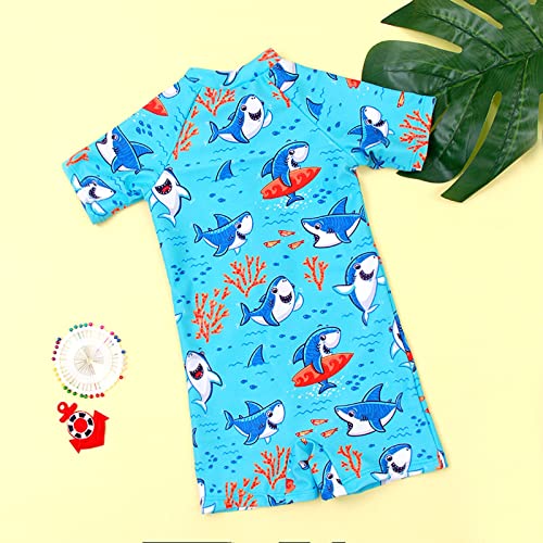 Fermetures éclair pour bébé garçons sur maillot de bain avec short - 6