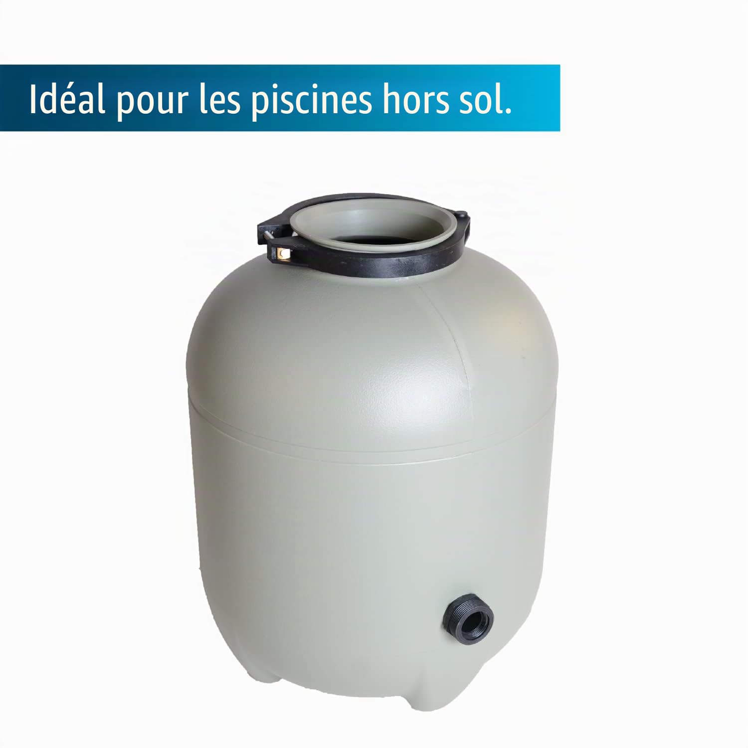 Aquaforte Aqualoon Ez Clean 300 Set de Filtration Incluant une Pompe avec Préfiltre et une Hauteur de Réservoir de Filtration de 500 mm, 300 Watt, max. Taille de La Piscine 28m3