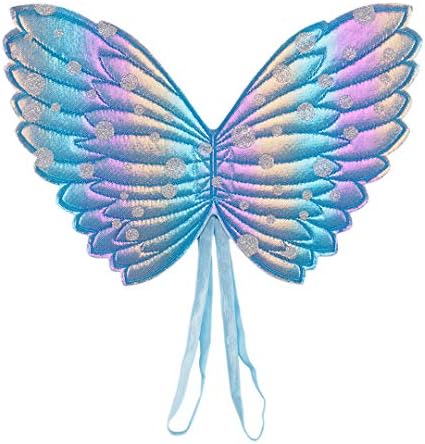 Multifit Girls Fairy Butterfly Wings Toddler Angel Wing for Parties, Birthday Favors, Halloween Costumes