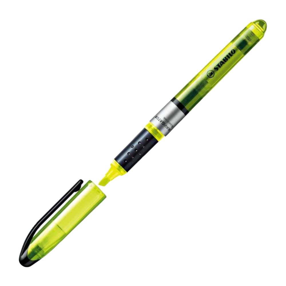 Amazon.co.jp: STABILO 蛍光ペン ナビゲーター イエロー 2本 B545-24