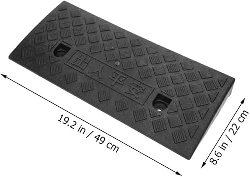 Miniatura 7 de SECFOU ramp mat Rubber Threshold ramp Sweeping Robot ramp Cushion Indoor Threshold ramp pad Threshold ramps Door transitioning ram Entry ramp Home